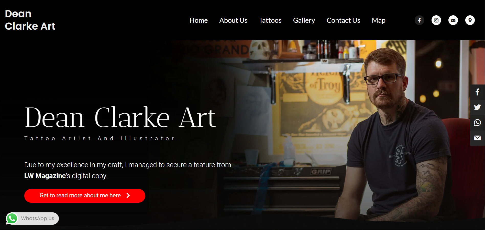 Dean Clarke Art - Tattoo Artist